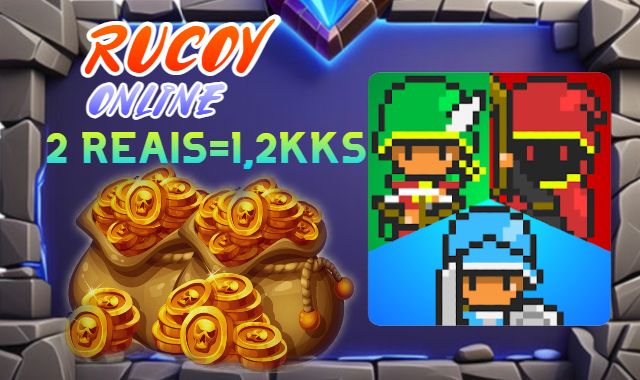 1,2kk gold rucoy online 2 R$(1 Milhão e duzentos mil de gold)