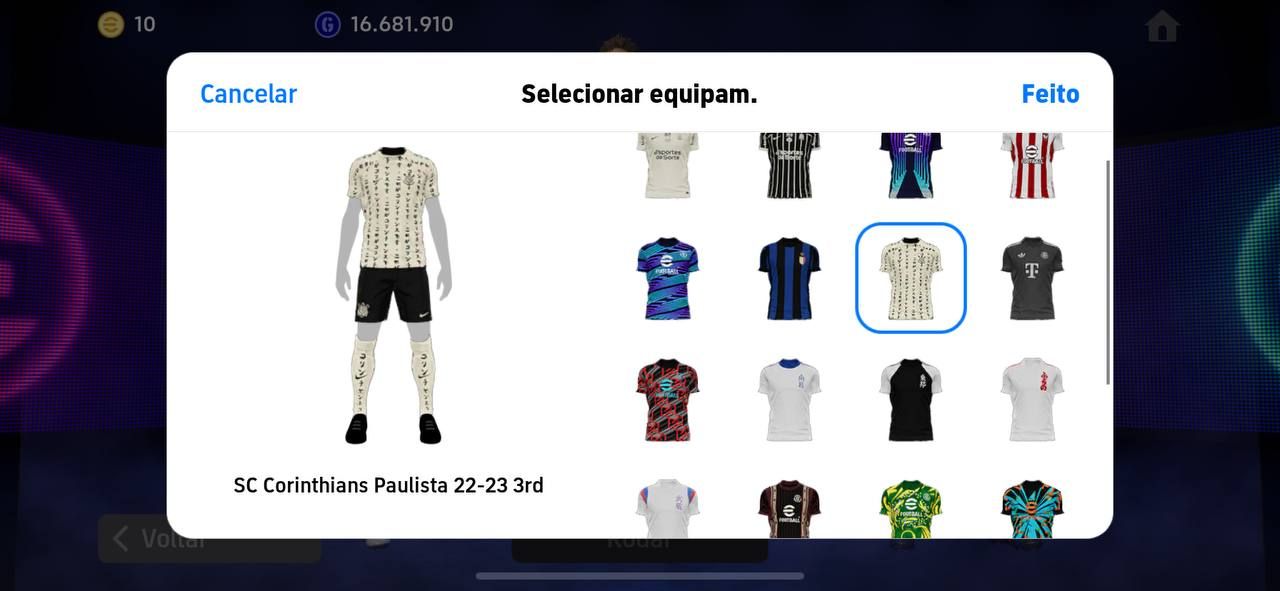 CONTA SEMI-FUL!! NEY 107 LISO + SHEVCHENKO + HAZARD + VAN DER SAR NOVO E+++++!