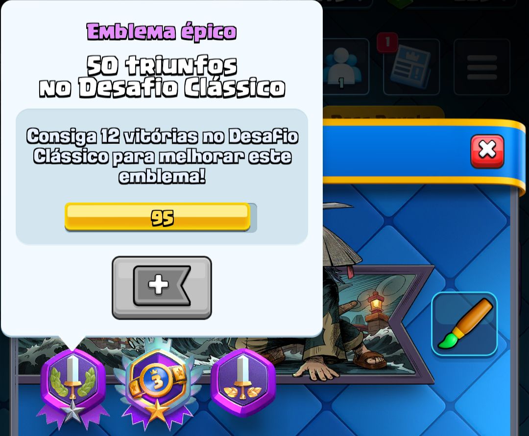 Conta Clash Royale 95 DC (valor negociável)
