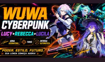WUTHERING WAVES CONTAS COM PERSONAGENS/ARMA ASSINATURA/TEMOS LUCY E REBECCA