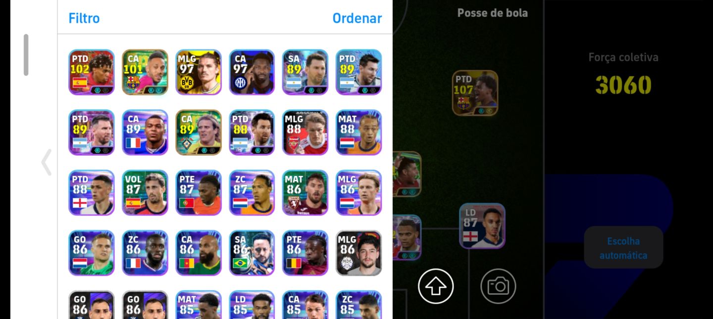 CONTA DE EFOOTBALL DOS BOLA DE OURO