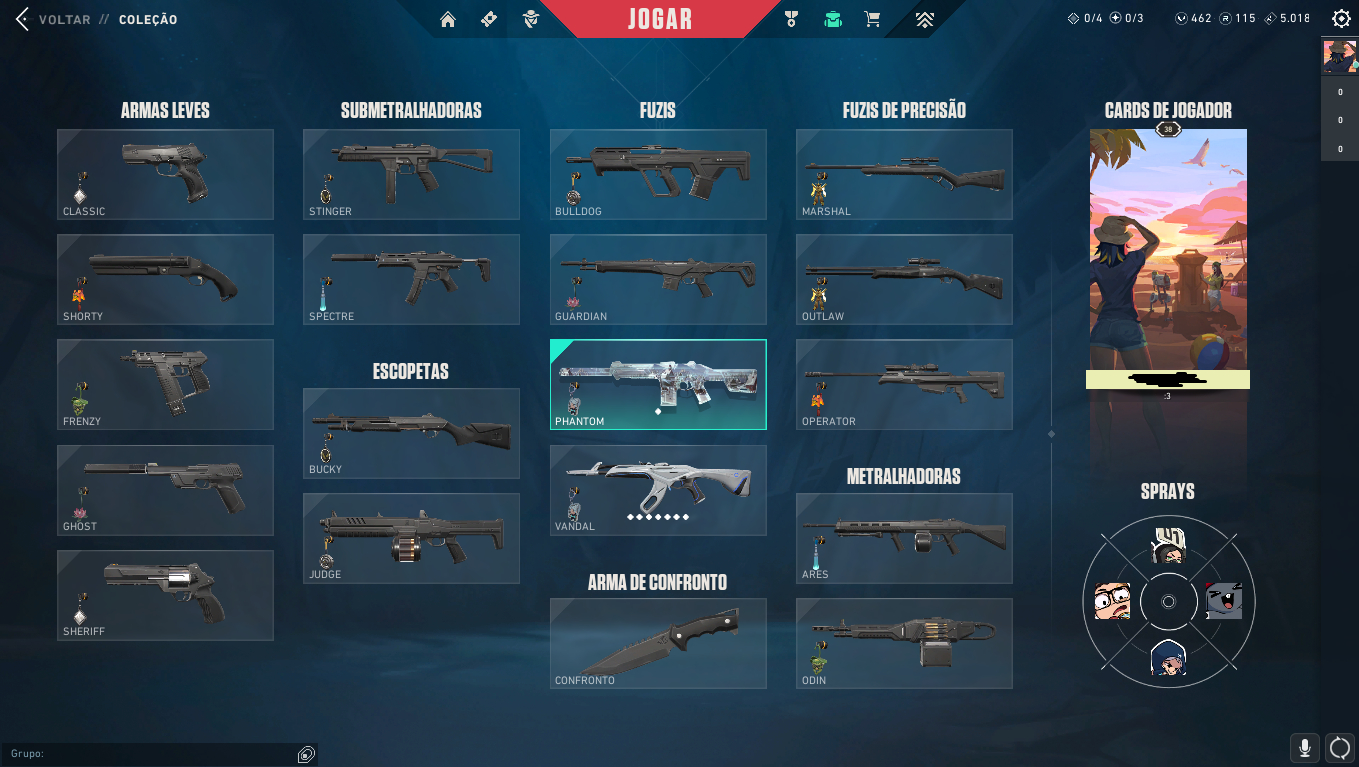 CONTA COM VANDAL ÍON FULL ACESSO
