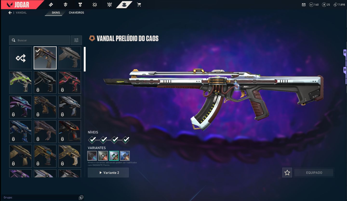 CONTA VALORANT FULL ACESSO - DIVERSAS SKINS
