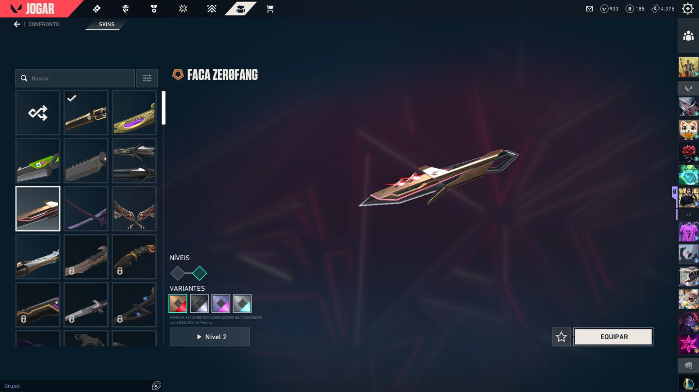 CONTA VALORANT | Elo Alto | cheio de skins