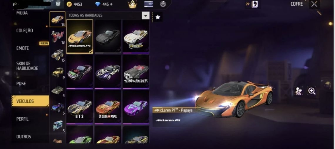 Conta de free fire com primeiro passe