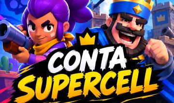 Conta Supercell com 6 prestígios e várias skins