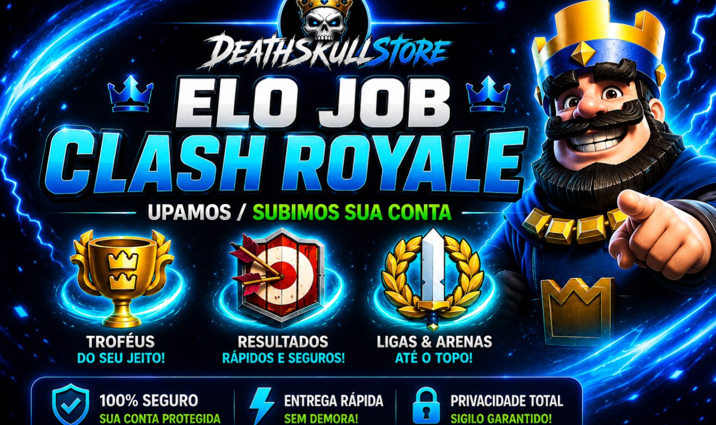 UPO / SUBO A SUA CONTA NO CLASH ROYALE (Troféus, Liga, Desafios) -ELOJOB