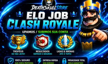 UPO / SUBO A SUA CONTA NO CLASH ROYALE (Troféus, Liga, Desafios) -ELOJOB