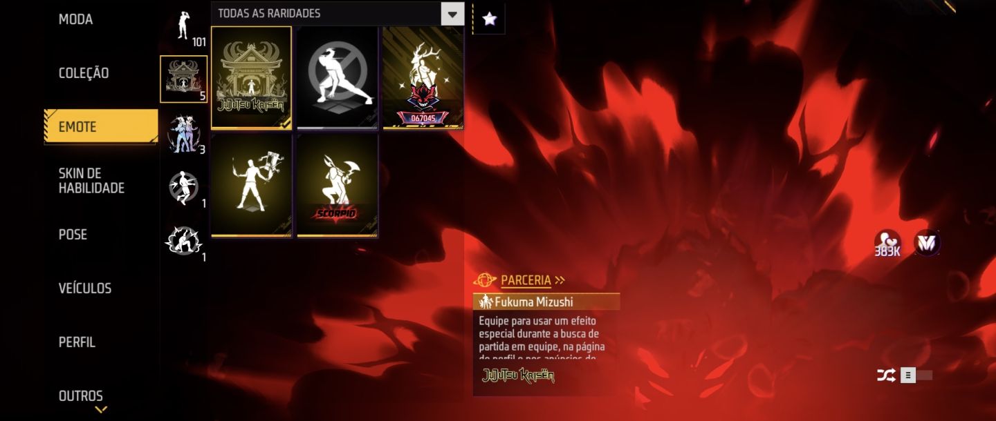Aberto a Negociação! Conta Free Fire Prime 8, Passes 6,7,8,9,10, Full Angelical