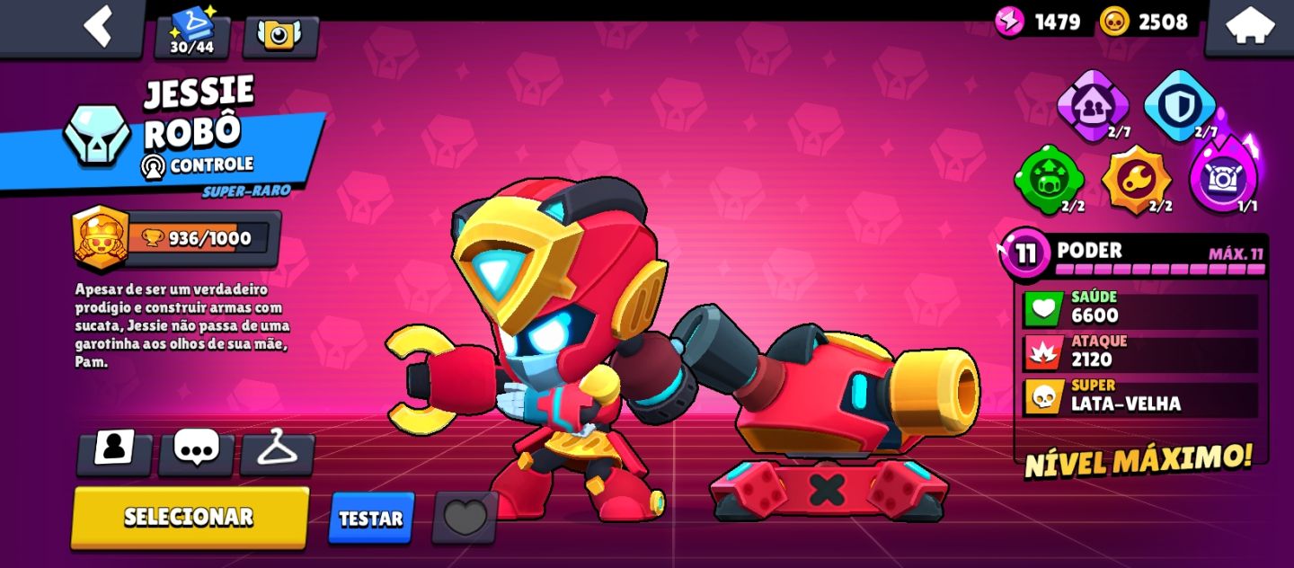 Conta de BRAWL STARS| SKINS DE HIPERCARGA|BRAWLERS LVL MAX| MAIS DE 45K