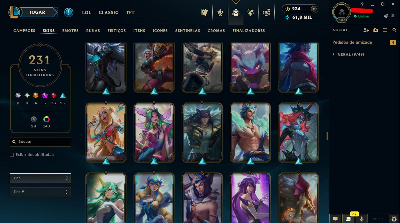 Conta de Lol/Valorant/Full Acesso / Bundle Champions 26 / Entrega Rápida