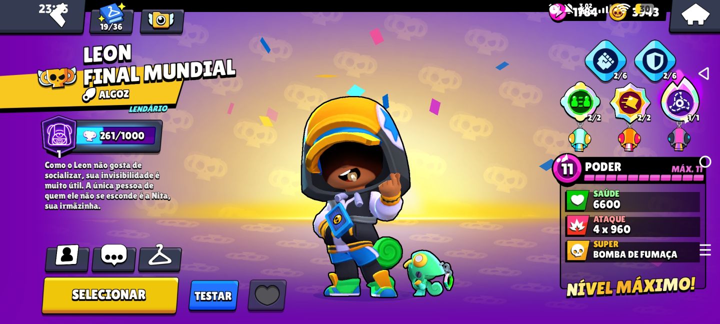 CONTA BRAWL STARS 52.920 TROFÉUS