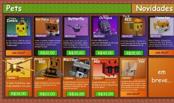 Grow a garden Pets e candy blossom melhores preços