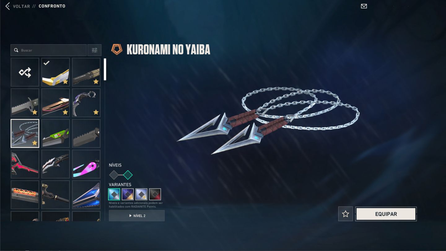 CONTA DE VALORANT COM SKINS RARAS