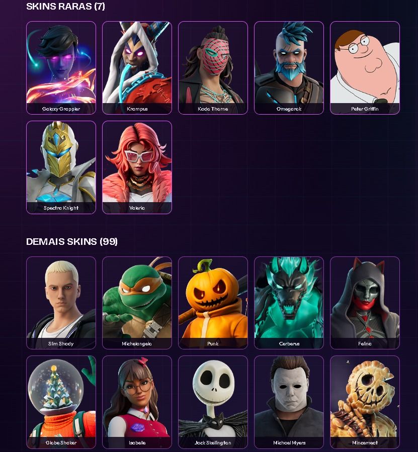 Conta Fortnite | 106 Skins | Peter Griffin, Solid Snake, John Wick, Marvel e DC!