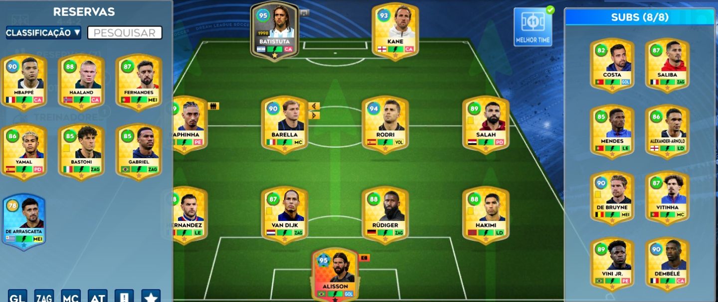 DLS 26 Conta Completa à Venda com Elenco de Alto Nível