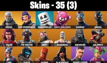 CONTA FORTNITE OMEGA, TWITCH PRIME 1, ATEMPORAL, RAGNAROK E 35 SKINS