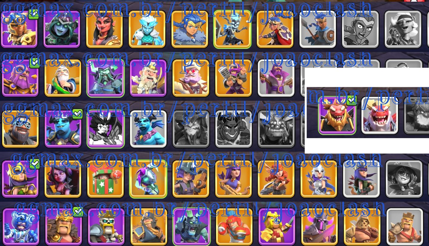 CONTA COC CV18 FULLZÃO | HERÓIS FULL | EQUIPES TOP | COMPETITIVA