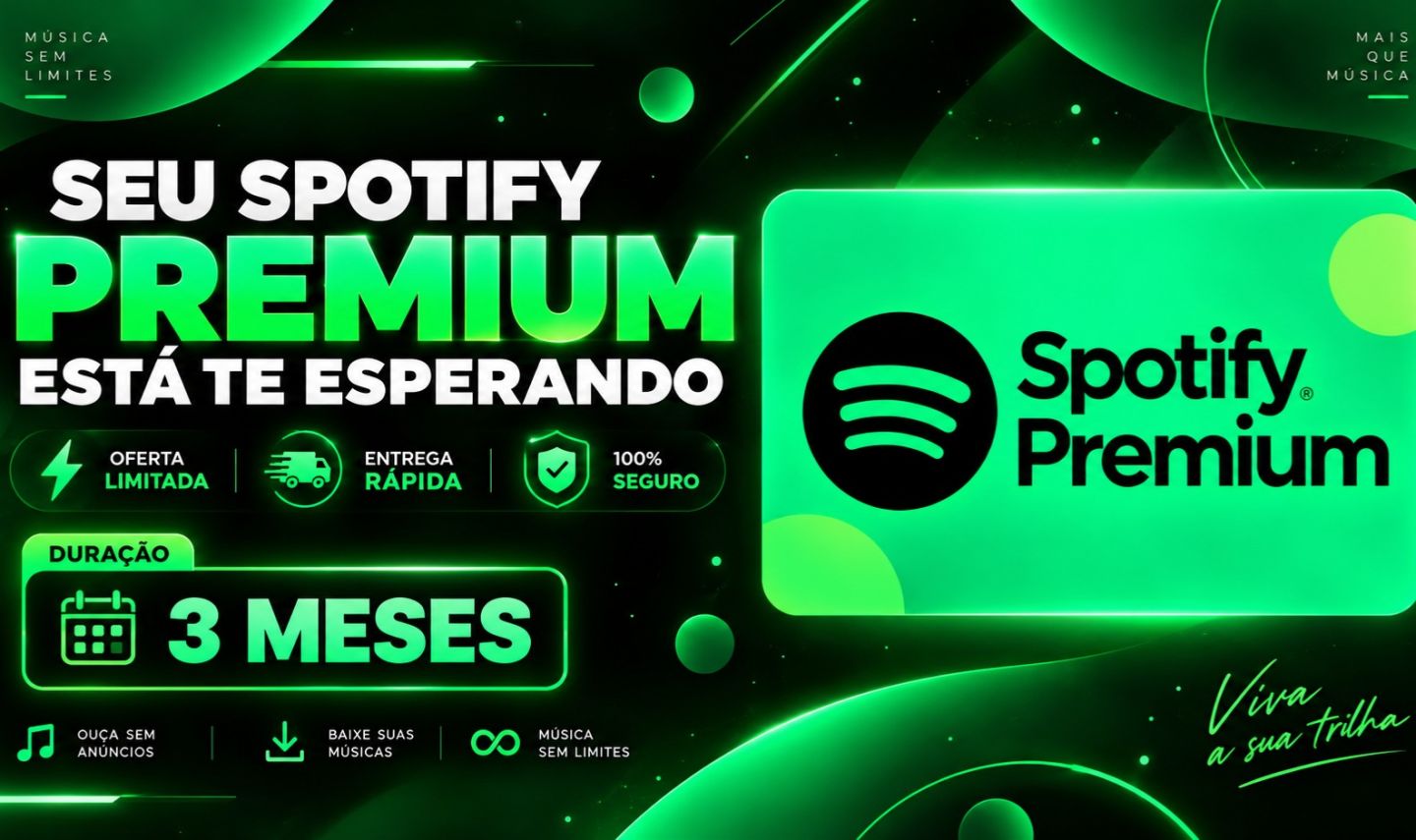 Spotify Premium Individual - Mais Barato