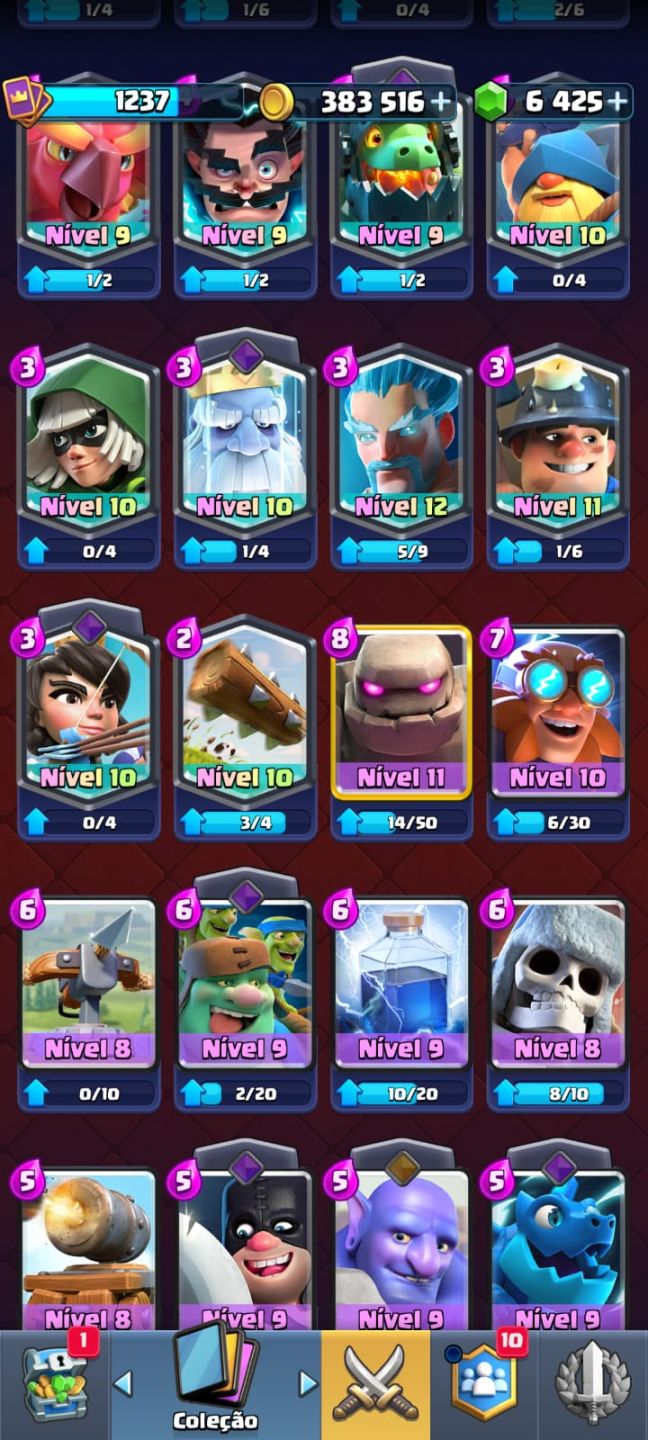 Conta Clash Royale 6700 troféus ARENA 16 AVANÇADA!!