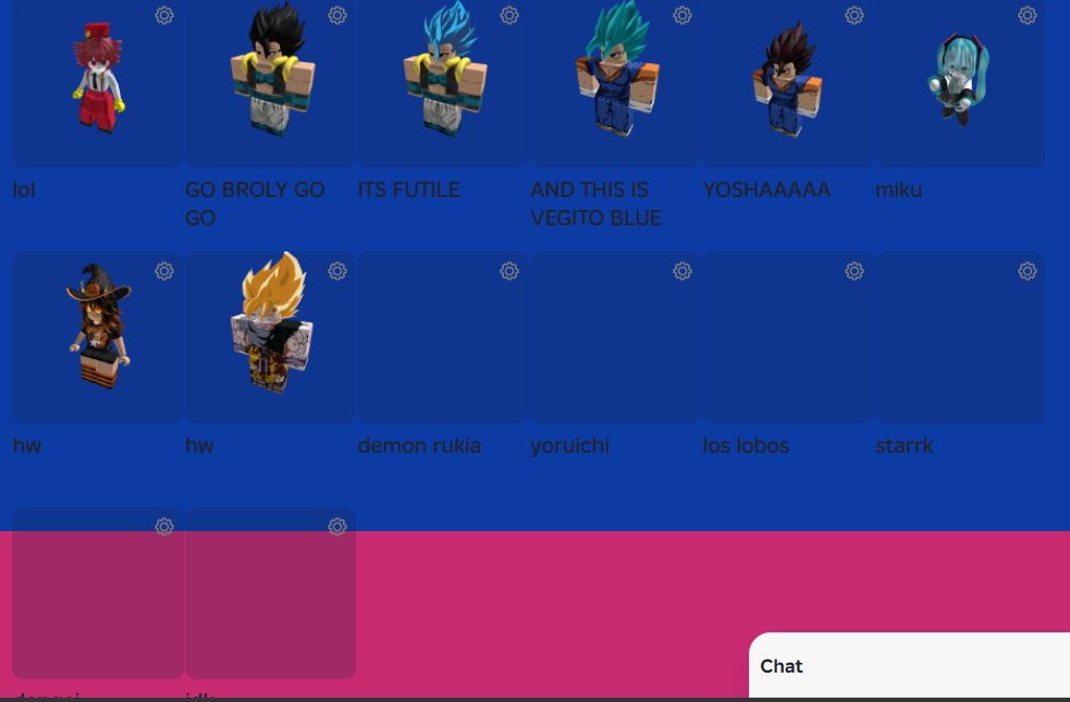 CONTA ROBLOX COM VARIOS ITEMS DE JOGOS DIFERENTES