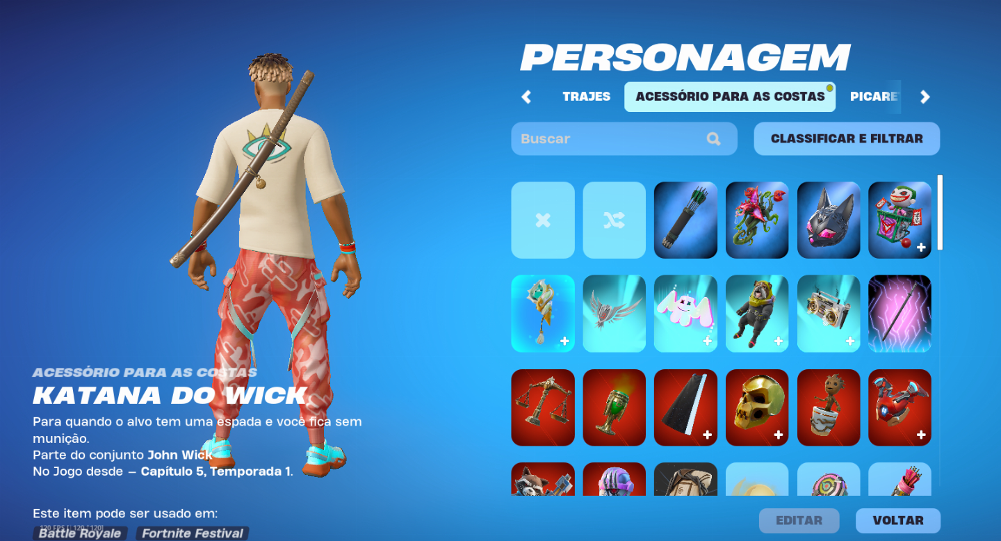 Conta Epic Games Fortnite BR Com Skins + Cosméticos Full Acesso!