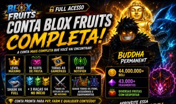 MELHOR CONTA DE BLOX FRUIT E OUTROS JOGOS [TODAS AS GAMEPASS]
