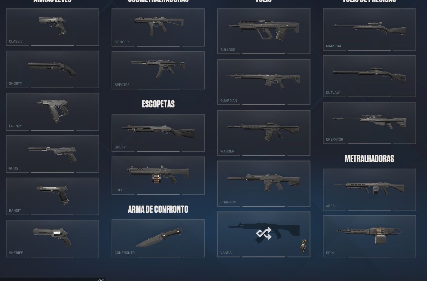 Conta de valorant acima de nivel 20