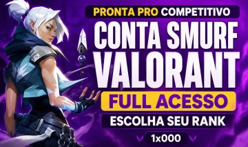 CONTAS VALORANT - IDADE VERIFICADA - FULL ACESSO