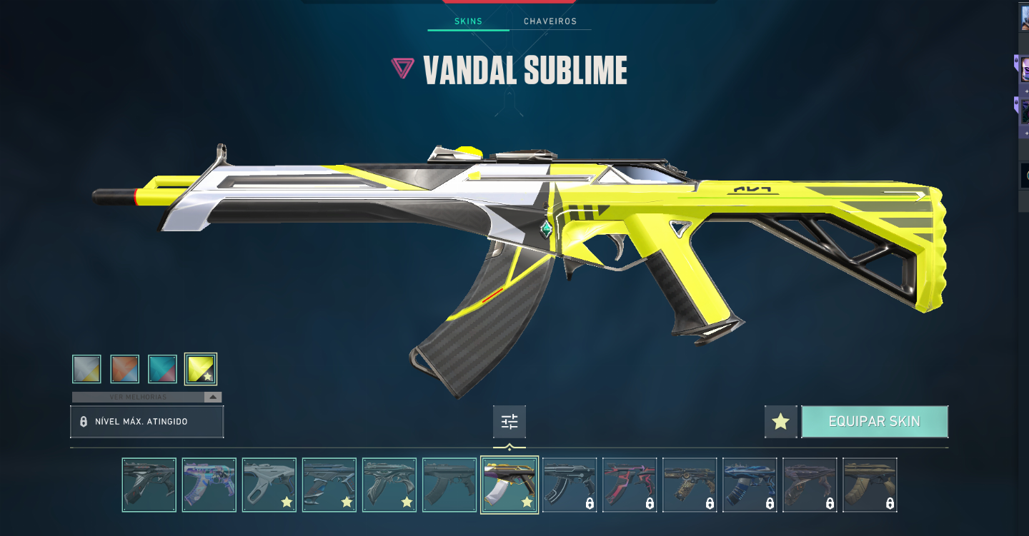 Conta Valorant FULL ACESSO. 16 SKINS (1.440R$ GASTOS)