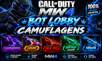 BOT LOBBY | CAMUFLAGEM DIVERGÊNCIA | ORION | HELIO DMZ | EMPYROS WARZONE | MW4.