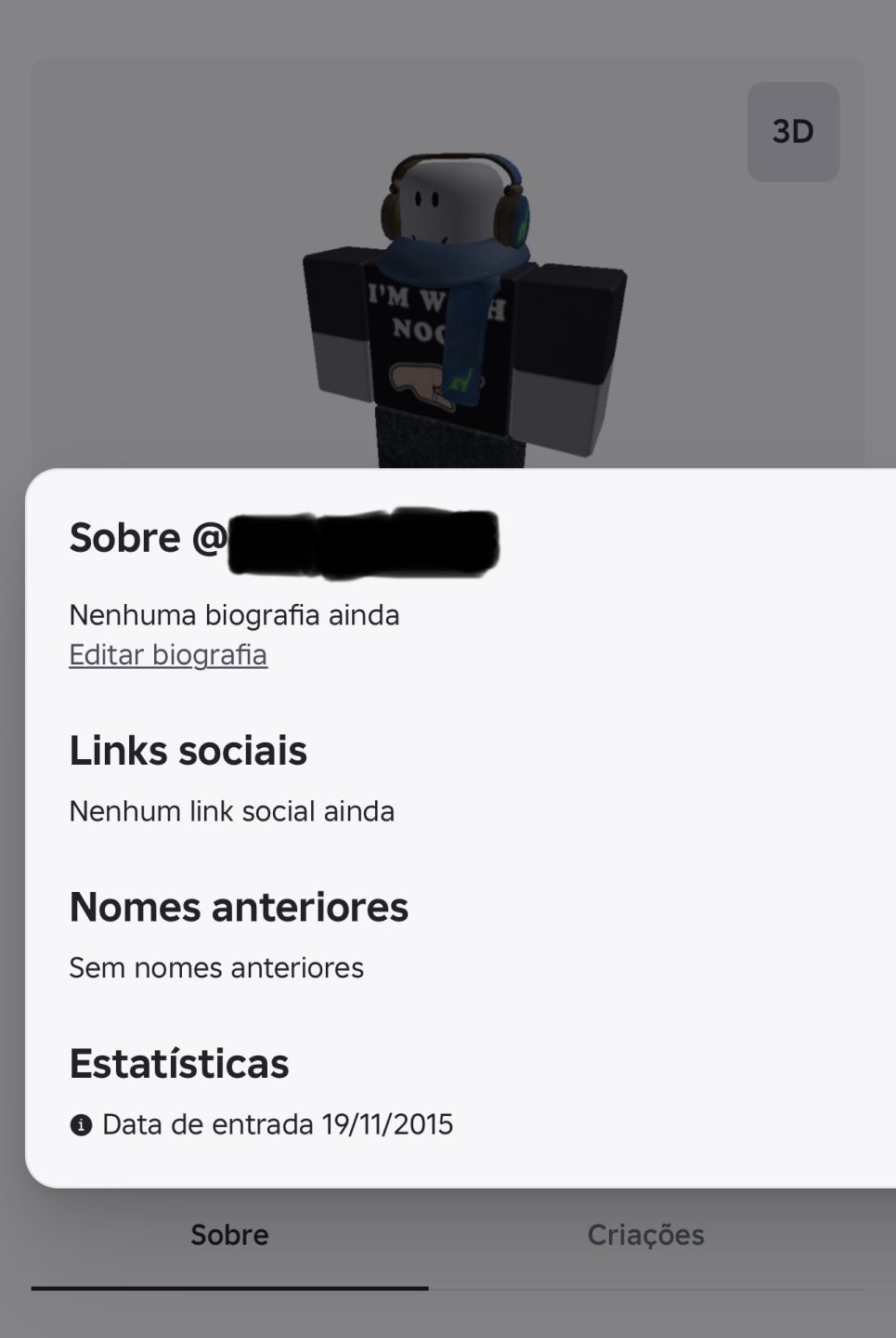 CONTA ROBLOX 2015 COM 650 RAP E 3 OFF-SALES [UNVERIFIED]