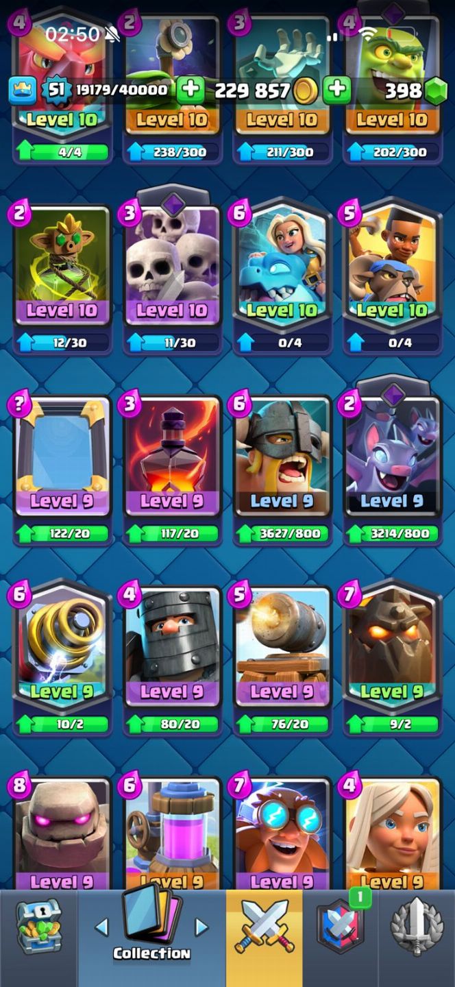 Conta clash royale 10k troféus
