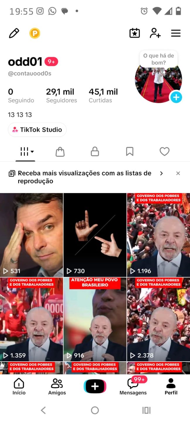 CONTA TIKTOK 29,1K SEGUIDORES, MONETIZAÇÃO E SHOP APROVADO | NICHO POLITICA