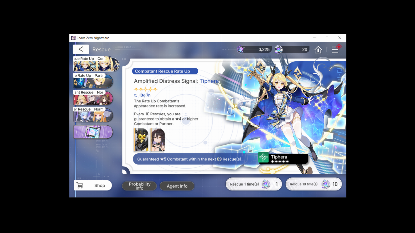 CONTA CHAOS ZERO NIGHTMARE ( COM ALGUNS DOS ATUAIS ) e T0s - GLOBAL