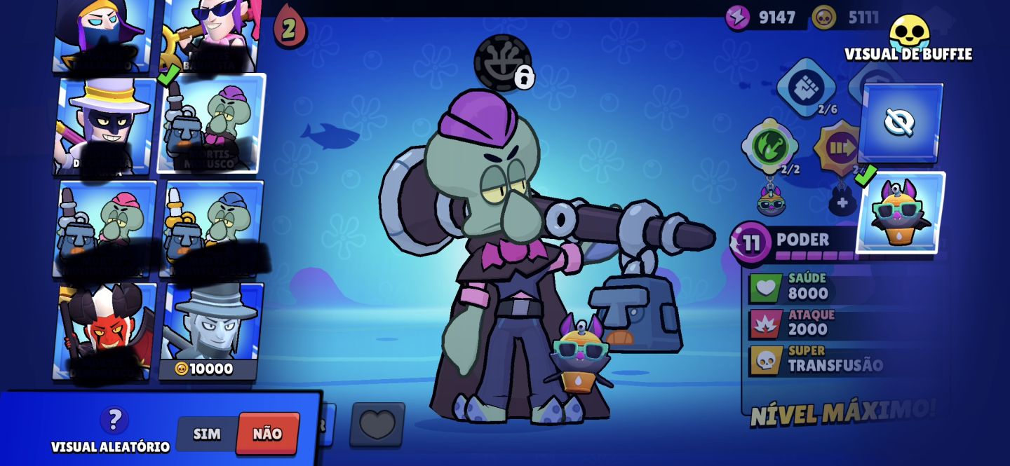 Conta Brawl Stars Og com muitas Skins raras brawlers upados e cosméticos
