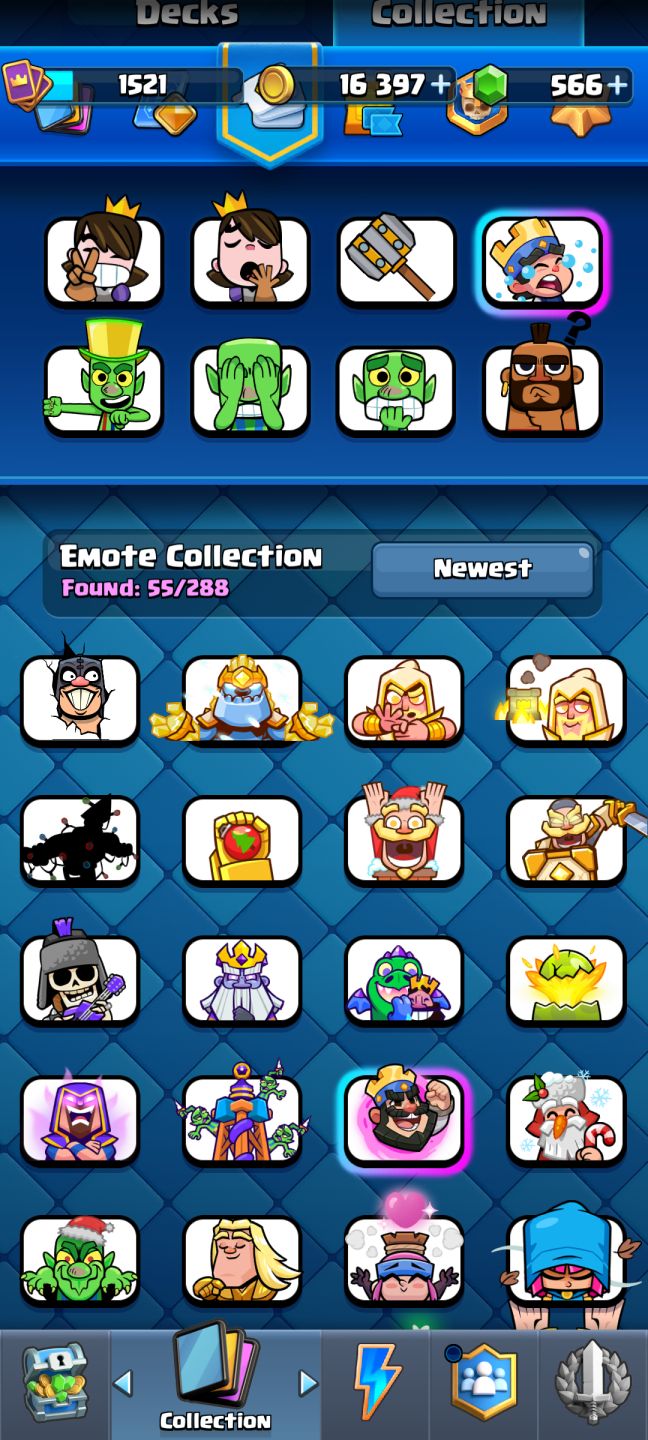 CONTA CLASH ROYALE | 13K TROFÉUS| DECK FULL 16
