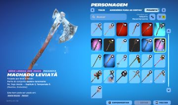 CONTA FORTNITE| 292 SKIN, 300+ PICARETAS + MACHADO DO KRATOS, 800 EMOJIS,