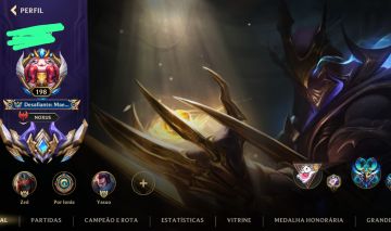 Conta Wild Rift Main Yasuo, Zed, Riven, Aatrox e Fiora.