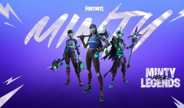 Fortnite - Pacote Lendas Menta RARO