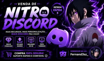 Discord Nitro Barato Entrega Rápida Vendedor Confiável | Fernand3sz