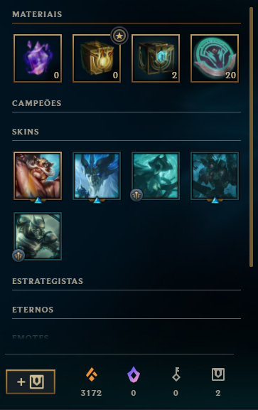 [BR] CONTA LVL 37 - GOLD IV SMURF (NICK CLEAN) - 22 CHAMPS - +29, 30 PDL ⭐✨