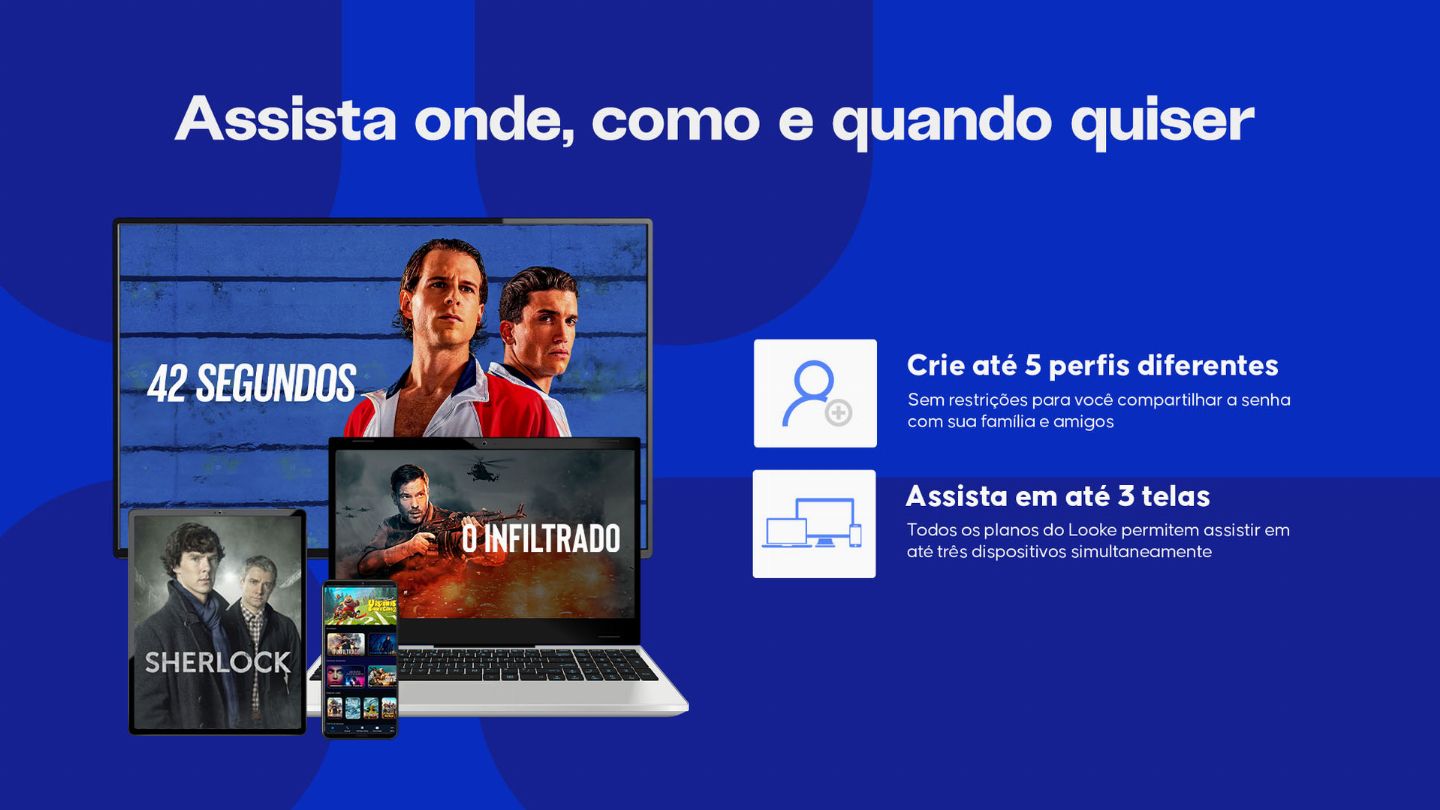 LOOKE TELA PRIVADA 30 DIAS + BRINDES (ENTREGA AUTOMÁTICA)