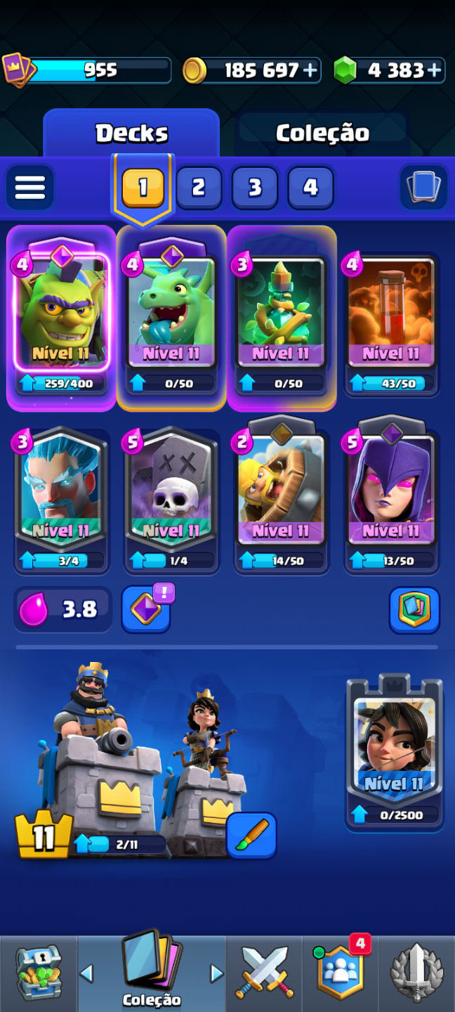 Clash Royale - conta - Arena 15