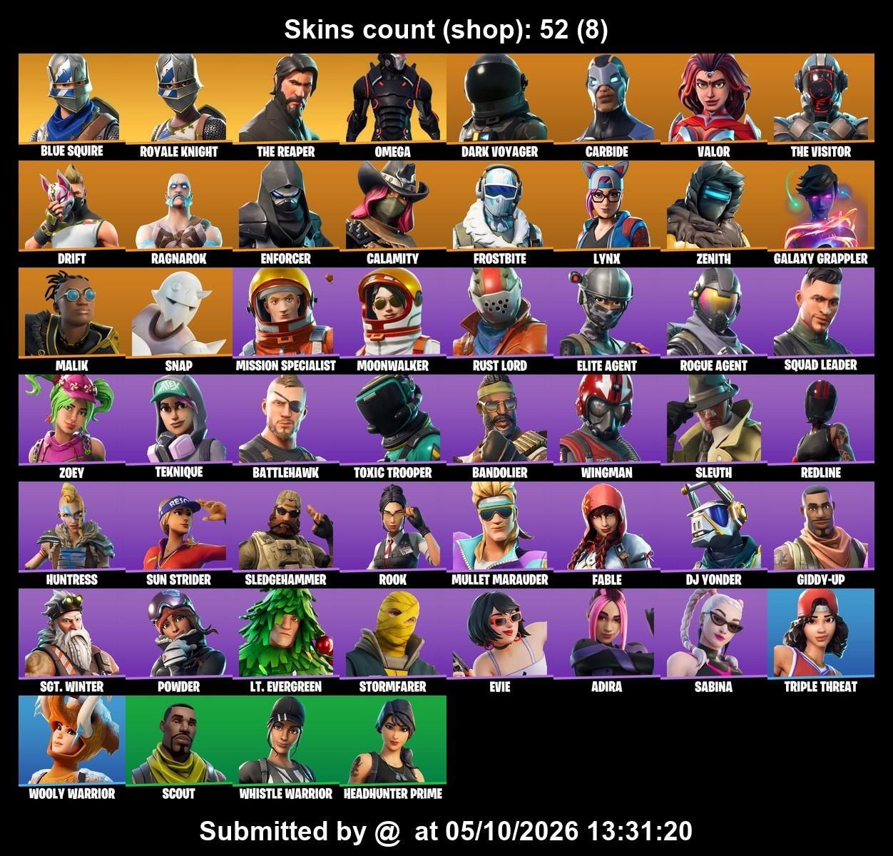 Conta Fortnite 52 Skins - Season 2 - Season 3