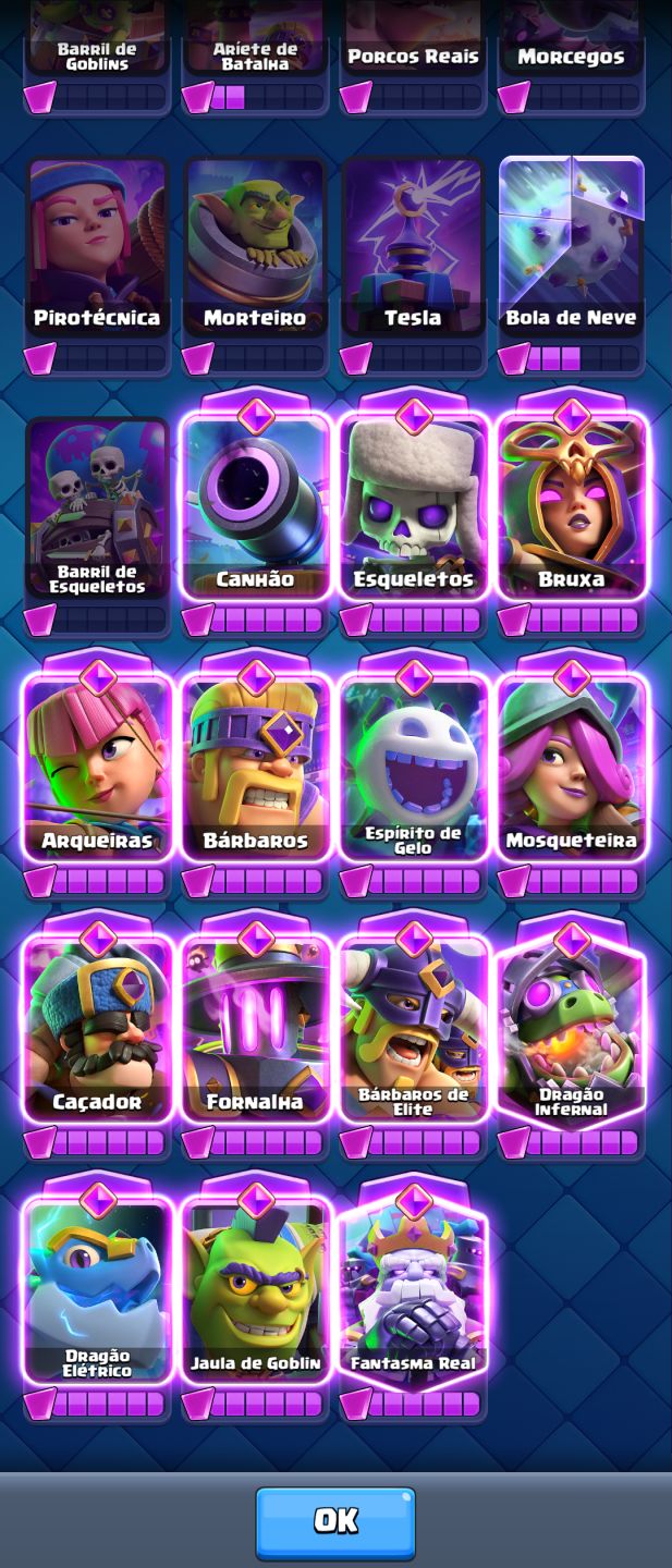 Conta Clash Royale LVL 15 14500 troféus 14 evoluções, 5 herois (NICK GRATIS)