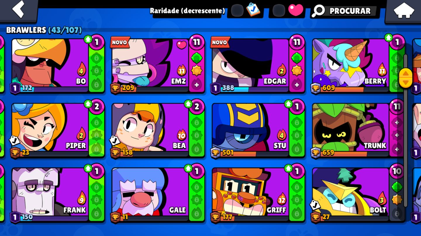 Conta Brawl Stars | 31.9K Troféus | Brawlers Nível 11 | Ótimo Custo-Benefício