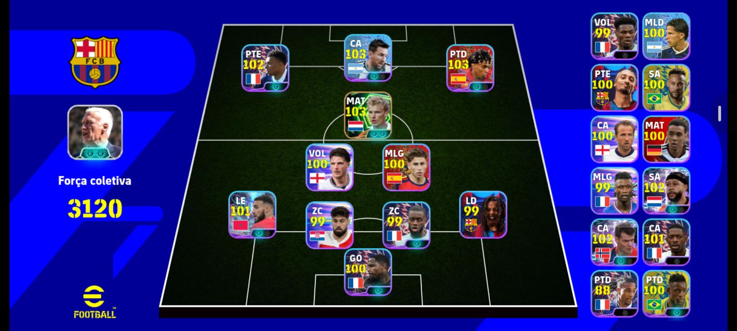 Conta Efootball com PACK da FRANÇA boa pra upar e mais caro via Konami ID