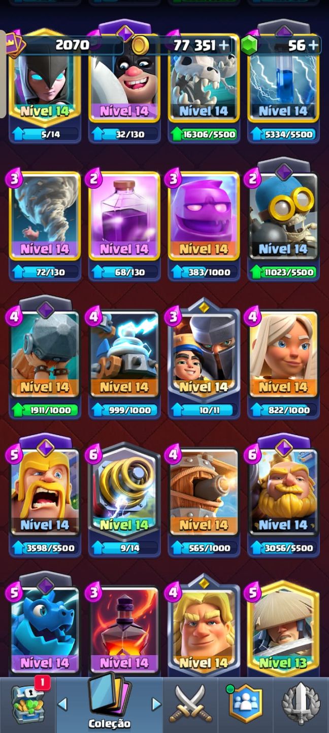 Clash Royale 6 Anos | Rei Max | 48 Max | 31 Evo | 11 Campeões | Pass