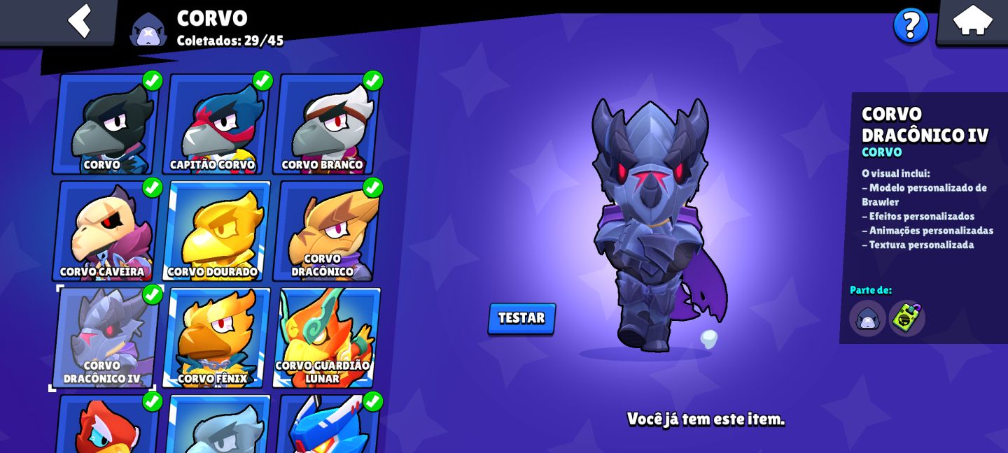 Conta de Brawl Stars + Clash à venda com itens limitados e raridade de 2020/2021